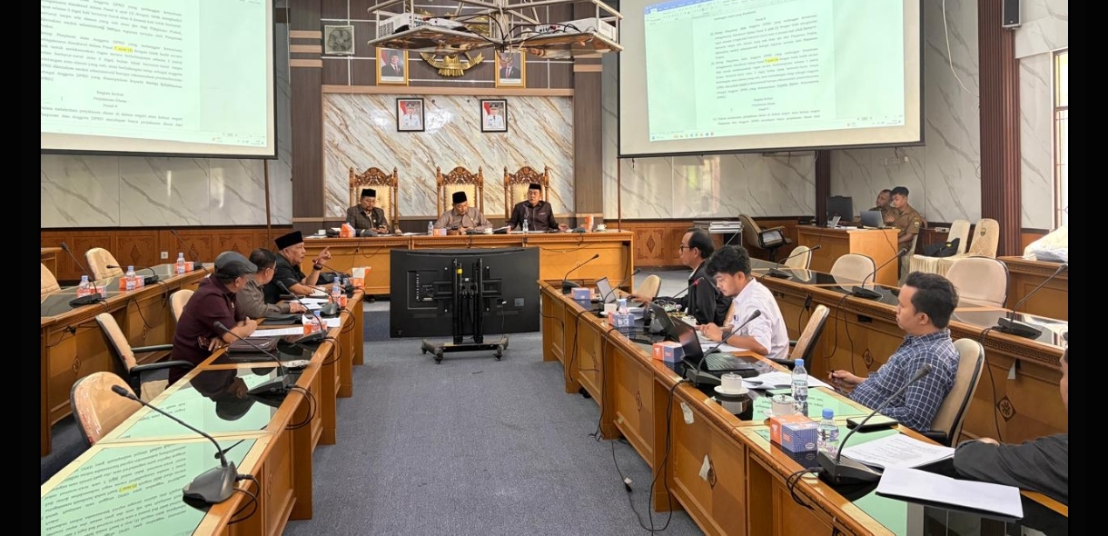 Panja DPRD Muaro Jambi Bahas Raperda Kode Etik, Perkuat Marwah Lembaga Legislatif