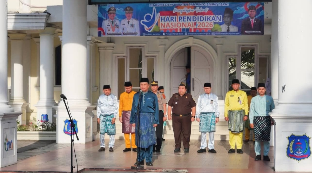 Wabup Katamso Pimpin Upacara Hardiknas 2026, Tegaskan Komitmen Pendidikan Bermutu untuk Semua