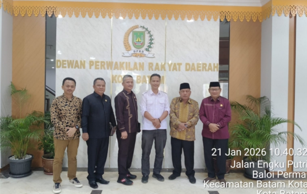 BK DPRD Muaro Jambi Konsultasi Terkait Peningkatan Kapasitas ke DPRD Kota Batam