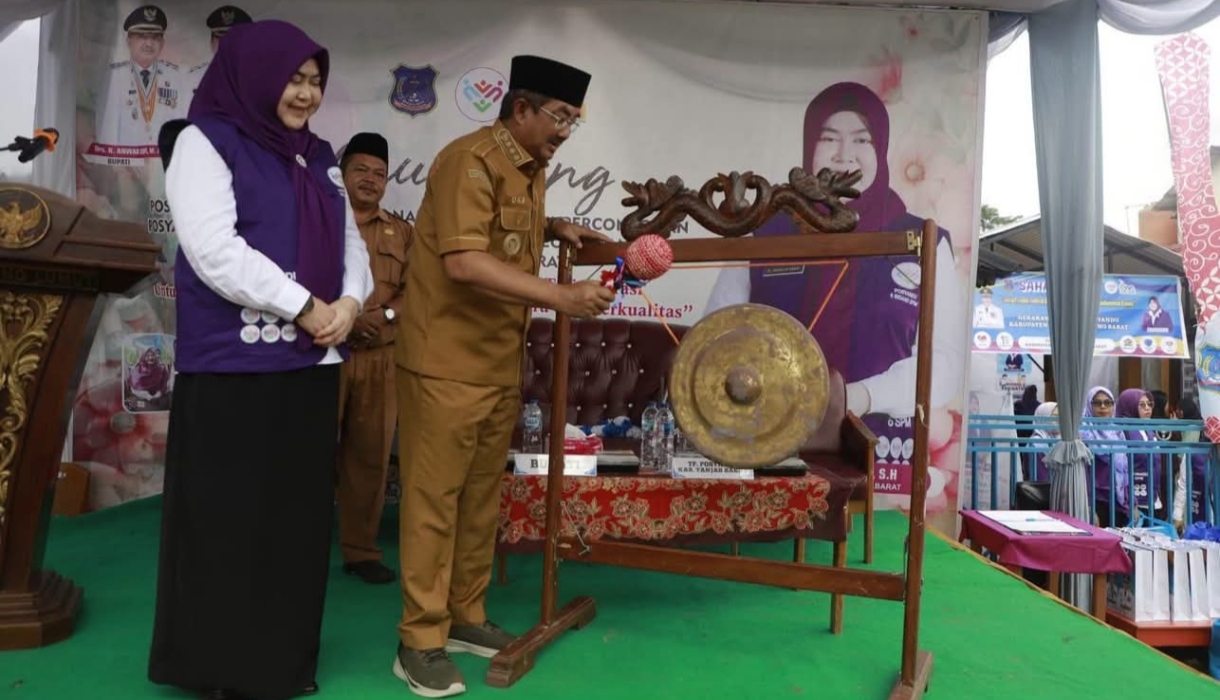 Bupati Anwar Sadat Luncurkan Posyandu 6 SPM Percontohan di Betara