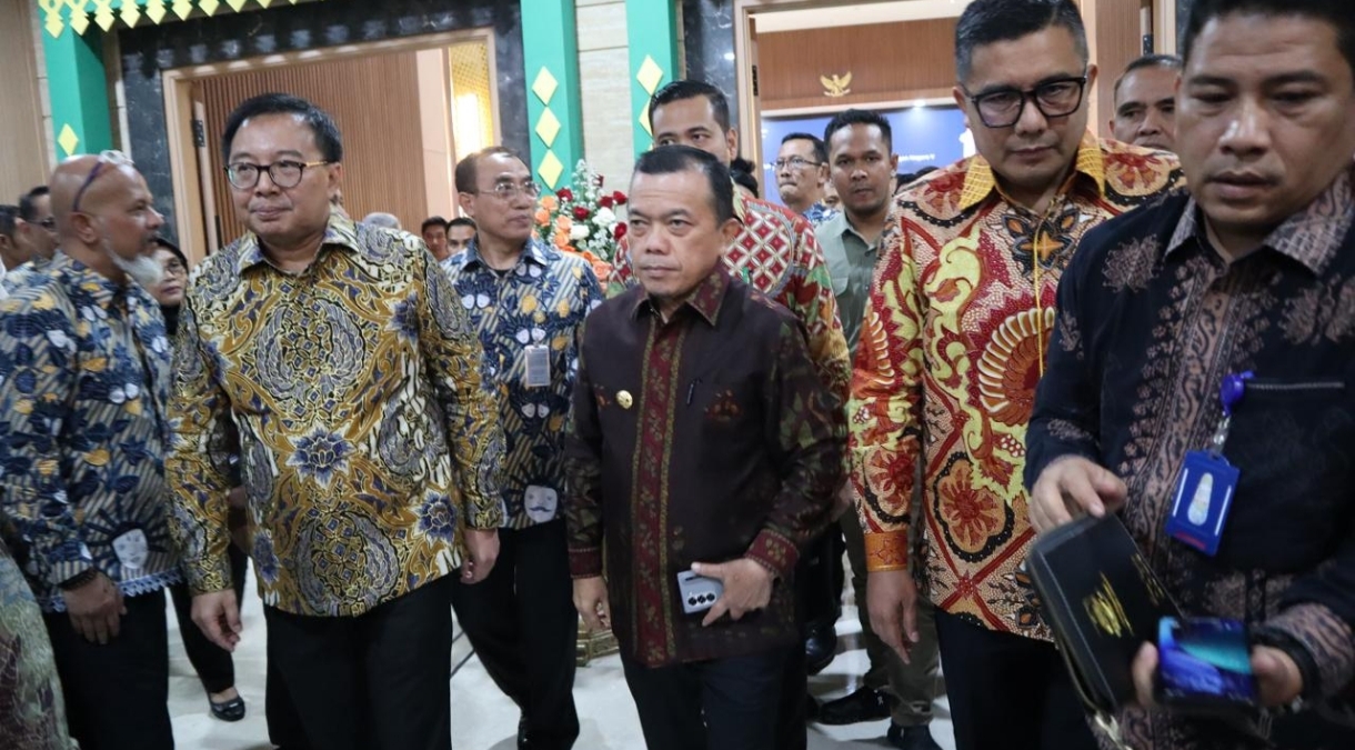 Gubernur Al Haris Hadiri Entry Meeting BPK RI, Tegaskan Komitmen Transparansi Keuangan Daerah