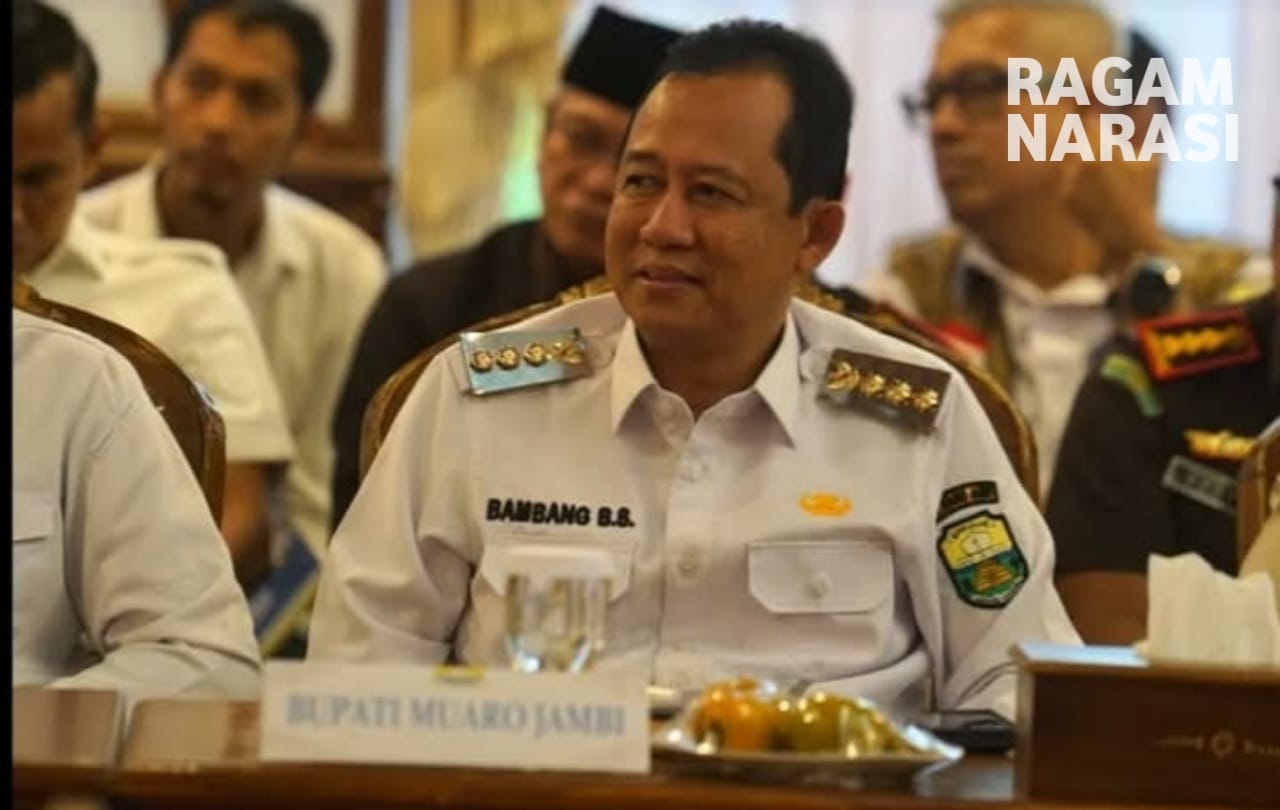 Bupati dan Wakil Bupati Muaro Jambi, Ikuti Rapat Koordinasi Penanganan Karhutla Bersama Menteri Lingkungan Hidup RI.