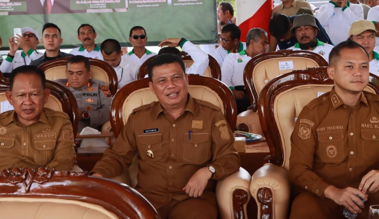 Wabup Katamso Hadiri Pelantikan DPD HKTI dan Wanita Tani Jambi, Wamentan Tegaskan Komitmen Swasembada Pangan