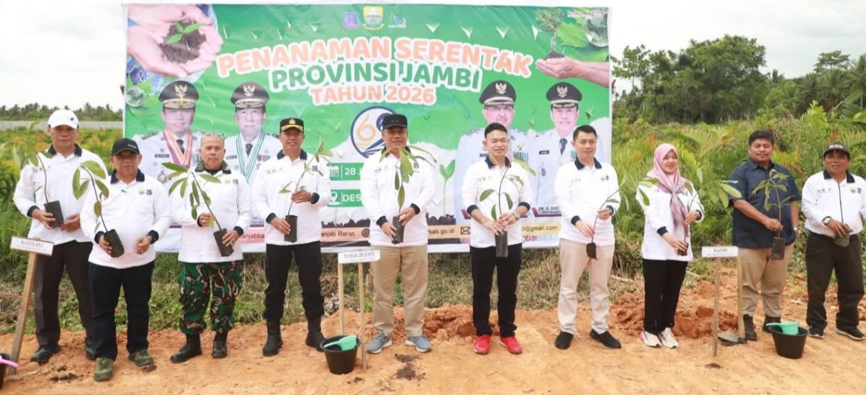 Wabup Katamso Pimpin Aksi Tanam Pohon Serentak, Wujudkan Kabupaten Lestari dan Ramah Lingkungan