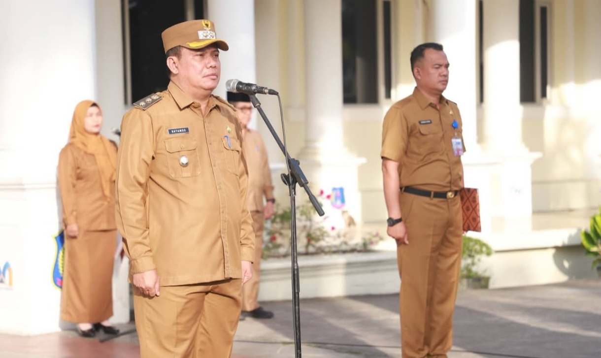 Wabup Katamso Pimpin Apel Rutin Pagi di Sekretariat Daerah