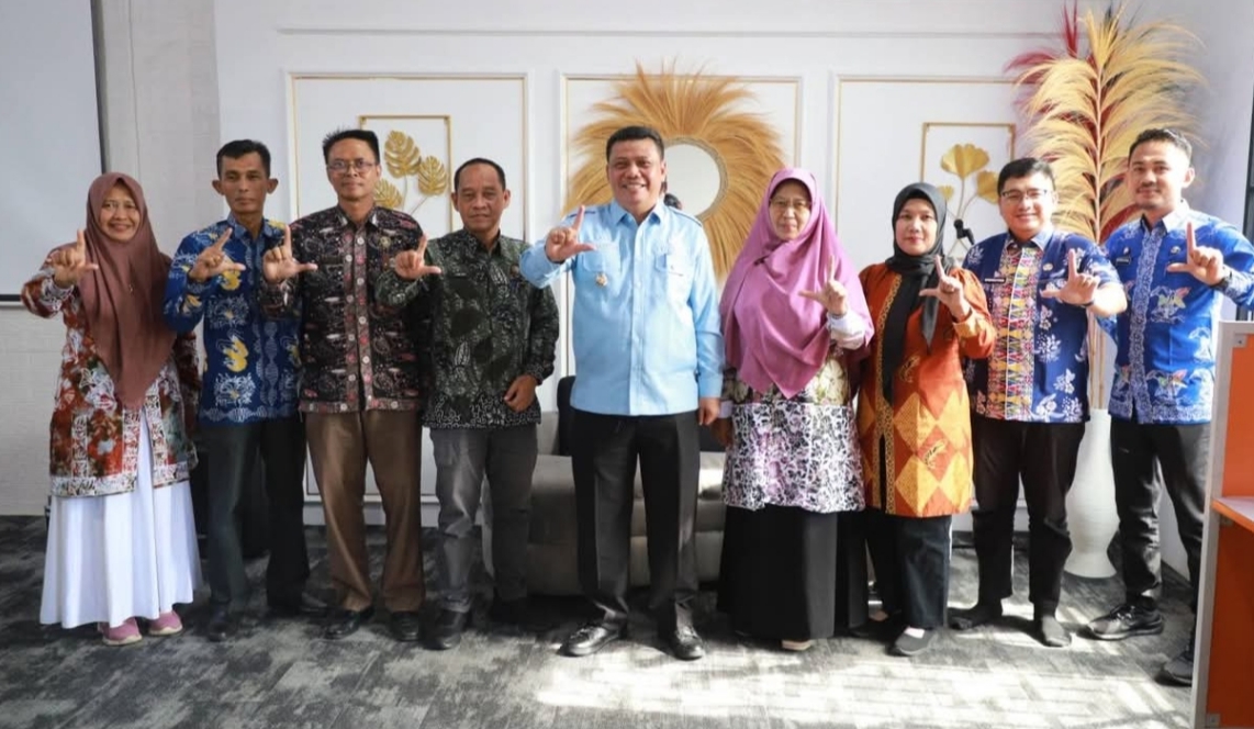 Wabup Katamso Pimpin Rapat Pembahasan IPLM, Pemkab Tanjab Barat Siapkan Strategi Penguatan Literasi