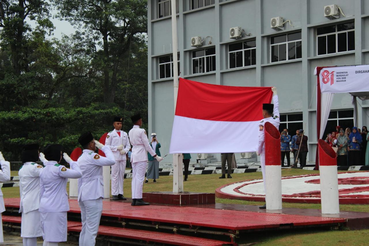 PT LPPPI Jadi Tuan Rumah Upacara HUT RI ke-81, Di Tebing Tinggi