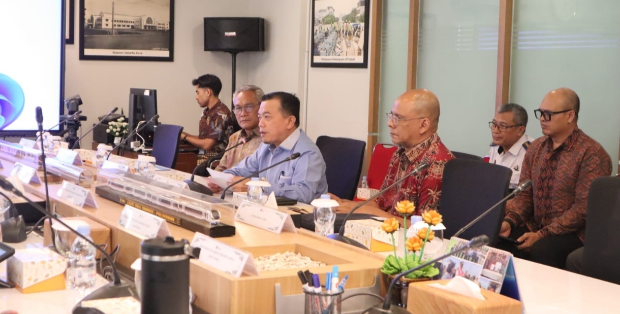 Audiensi dengan Kemenhub, Gubernur Al Haris Bahas Pembangunan Jalur Kereta Api Batu Bara Bungo–Kemingking