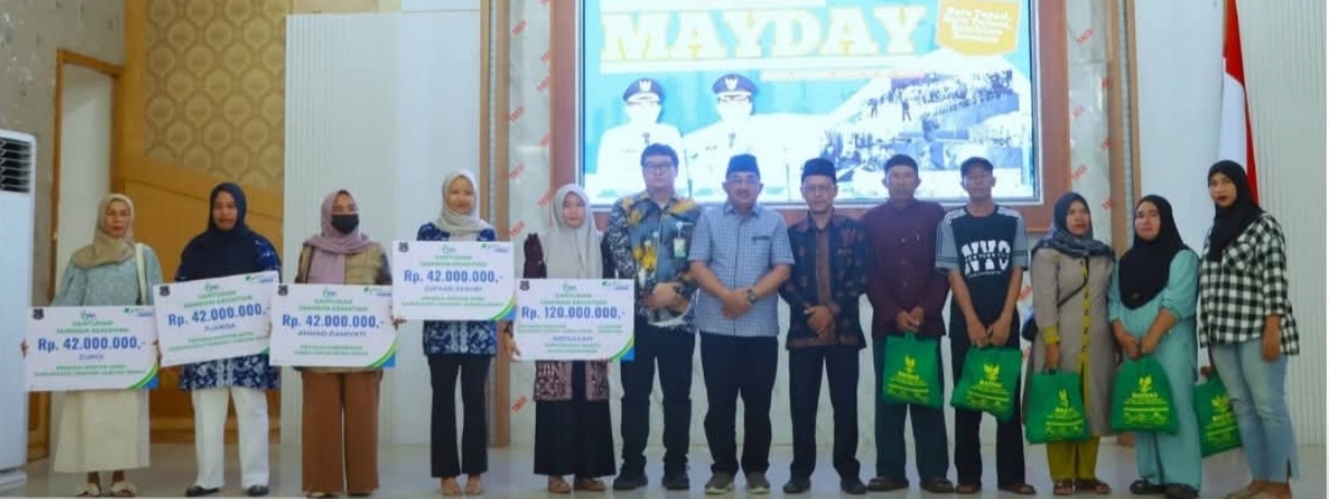 Bupati Anwar Sadat Buka Puncak Peringatan Hari Buruh Internasional 2026 Kabupaten Tanjung Jabung Barat