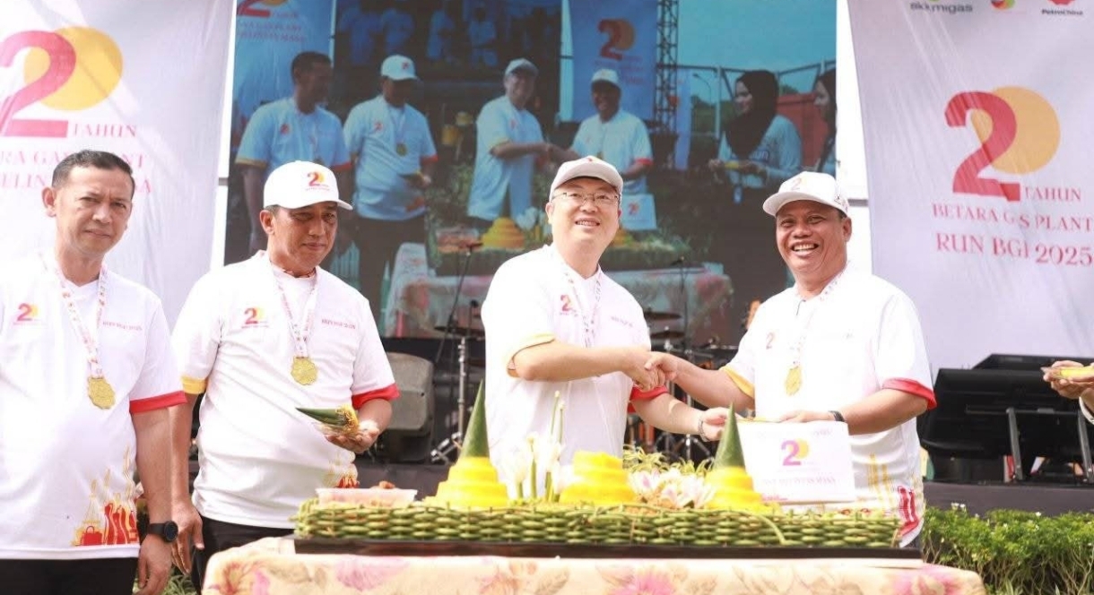 Wabup Katamso Hadiri Anniversary of Betara gas Plant