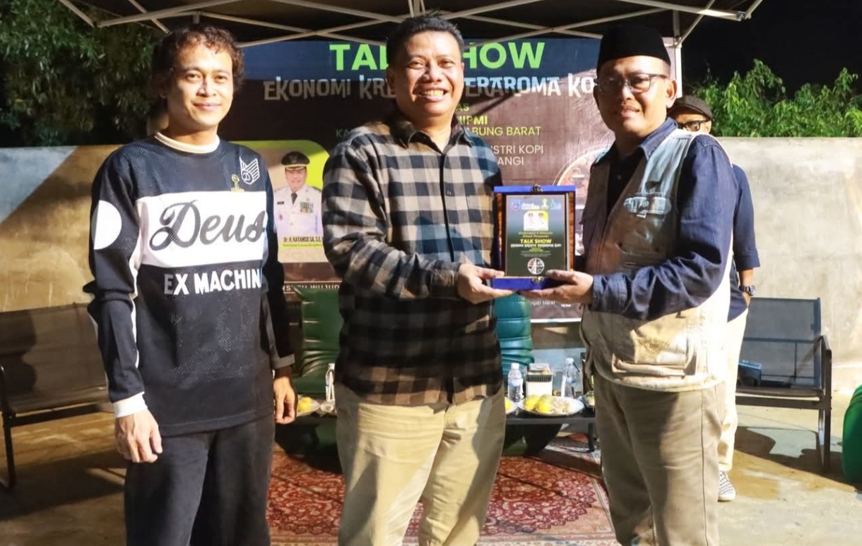 Wabup Katamso Jadi Narasumber Talkshow Ekonomi Kreatif Beraroma Kopi