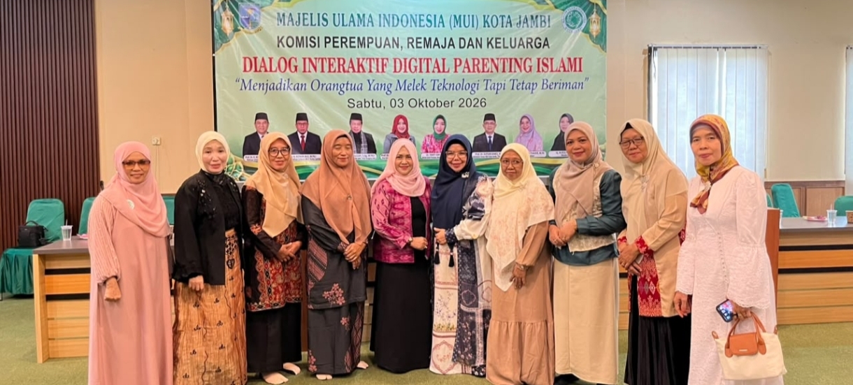 Komisi Perempuan, Remaja dan Keluarga MUI Kota Jambi Gelar Dialog Interaktif Digital Parenting Islami
