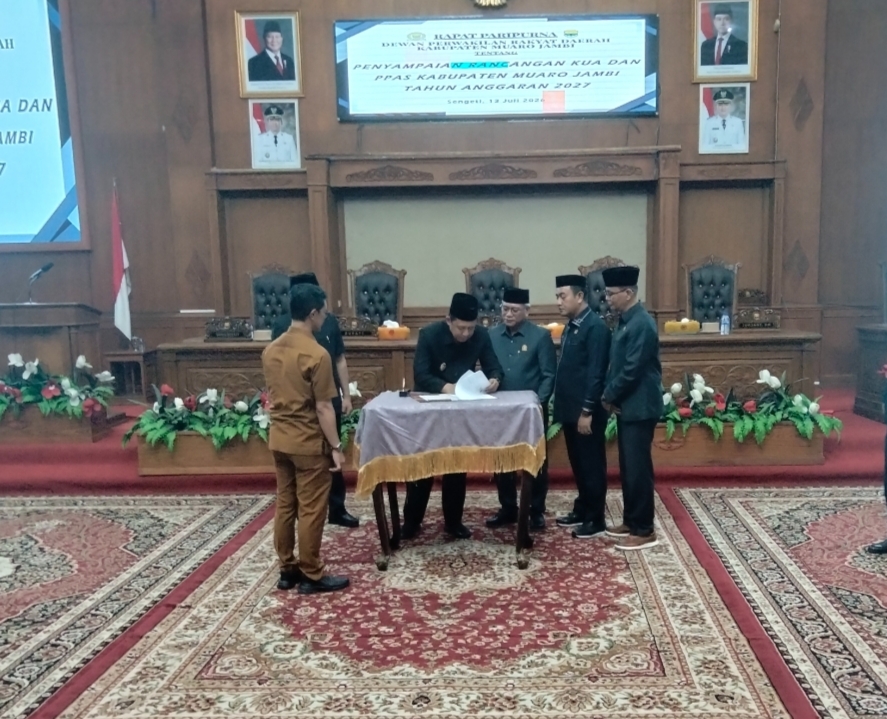 DPRD Muaro Jambi Gelar Paripurna Penyampaian Rancangan KUA-PPAS APBD 2027