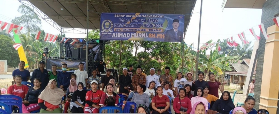 Gelar Reses dan Lomba 17-an, Ahmad Murni Tampung Aspirasi Warga Dapil I Muaro Jambi