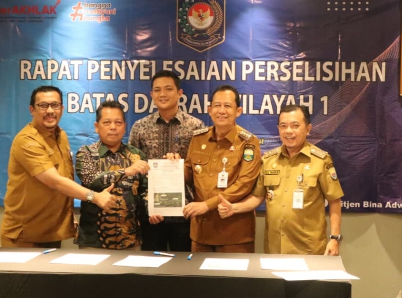 Batang Hari dan Muaro Jambi Sepakat Serahkan Keputusan Tapal Batas ke Kemendagri